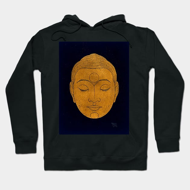 Head of the Buddha 1943 Reijer Stolk Hoodie by rocketshipretro